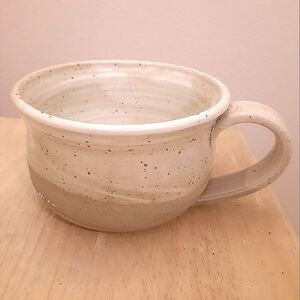 Stoneware soup mug